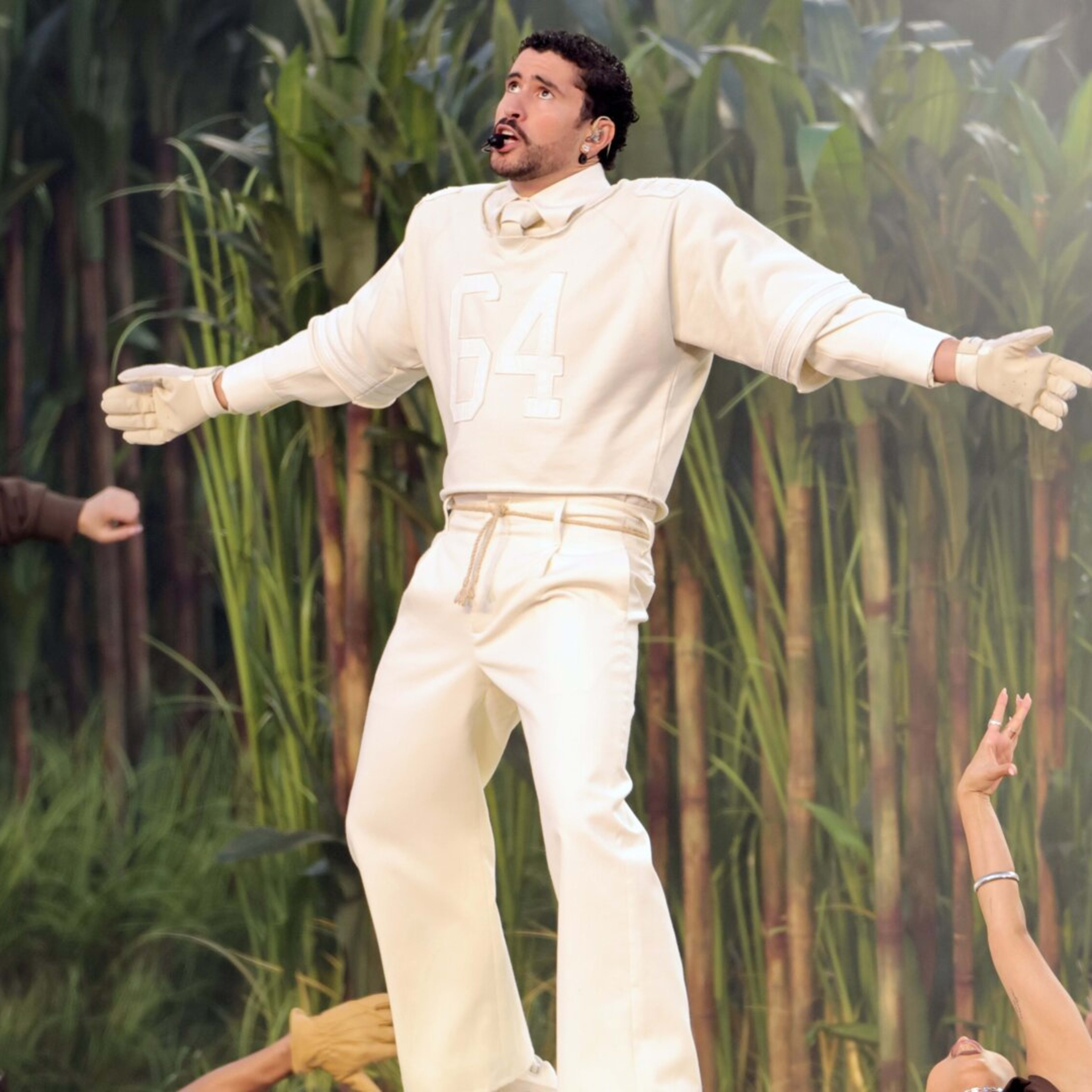 Bad Bunny’s Zara Super Bowl look turns heads on Wall Street