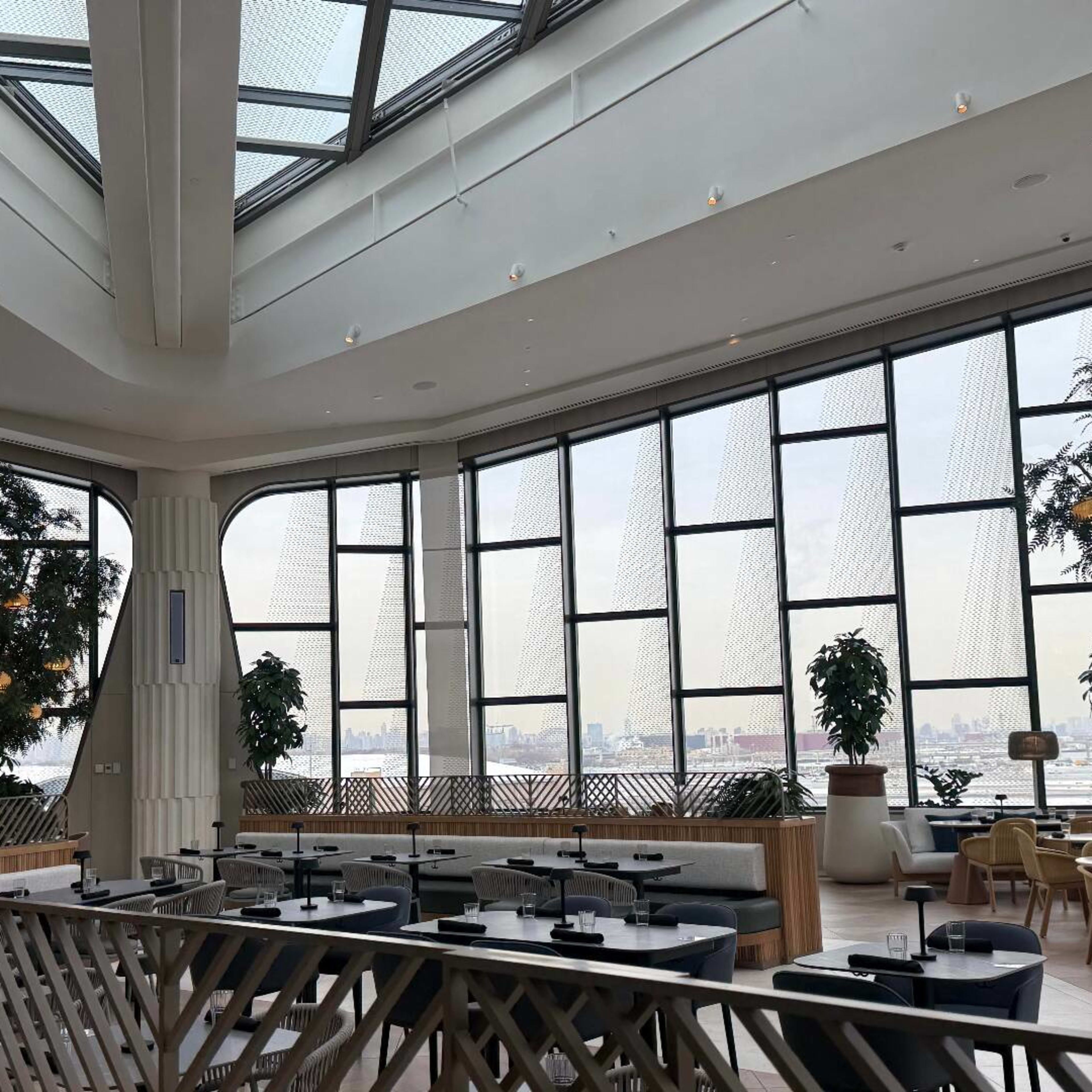 We got a peek inside the fancy new Capital One airport lounge