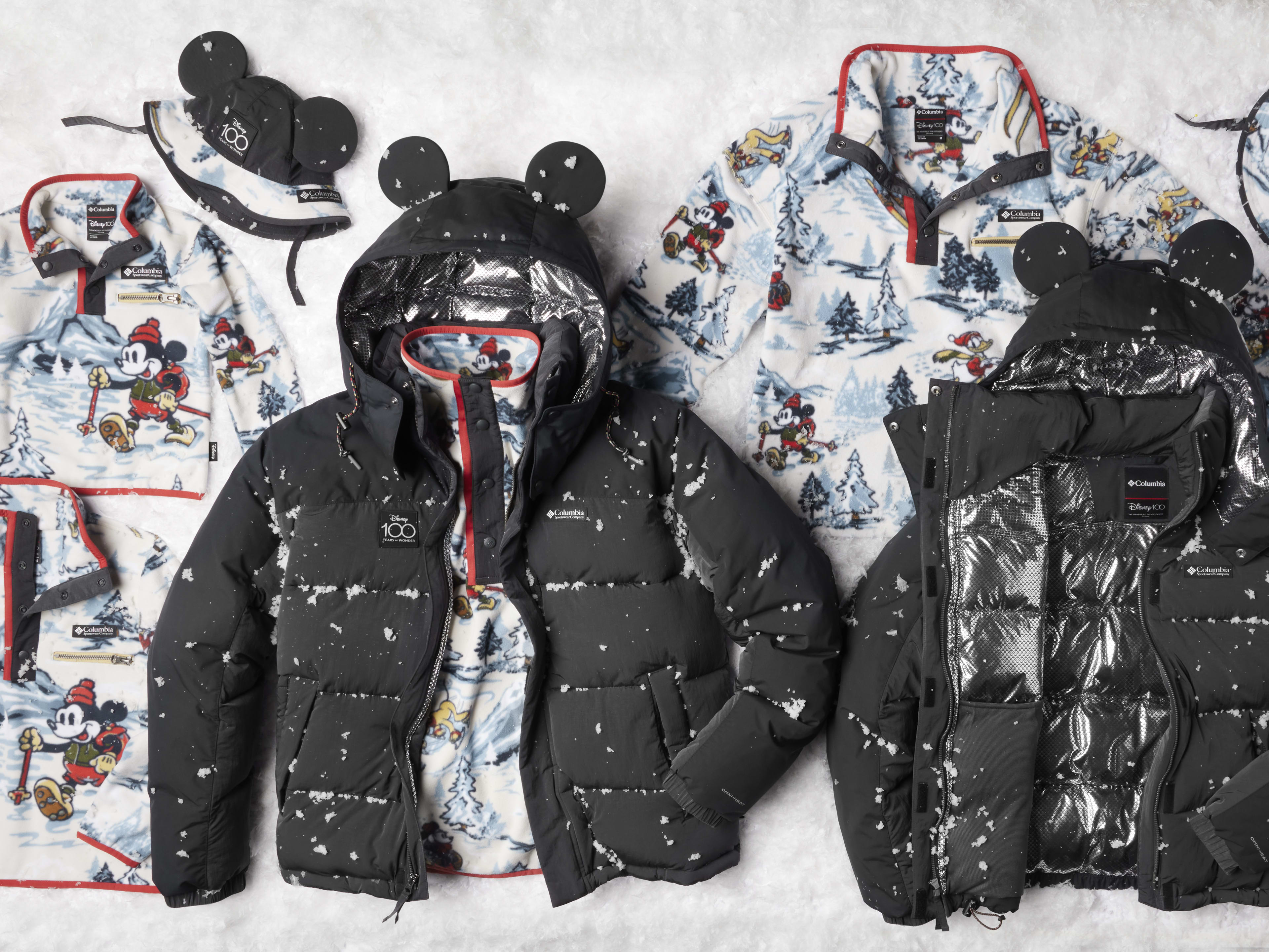 The Columbia x Disney100 Limited-Edition Collection Is Selling