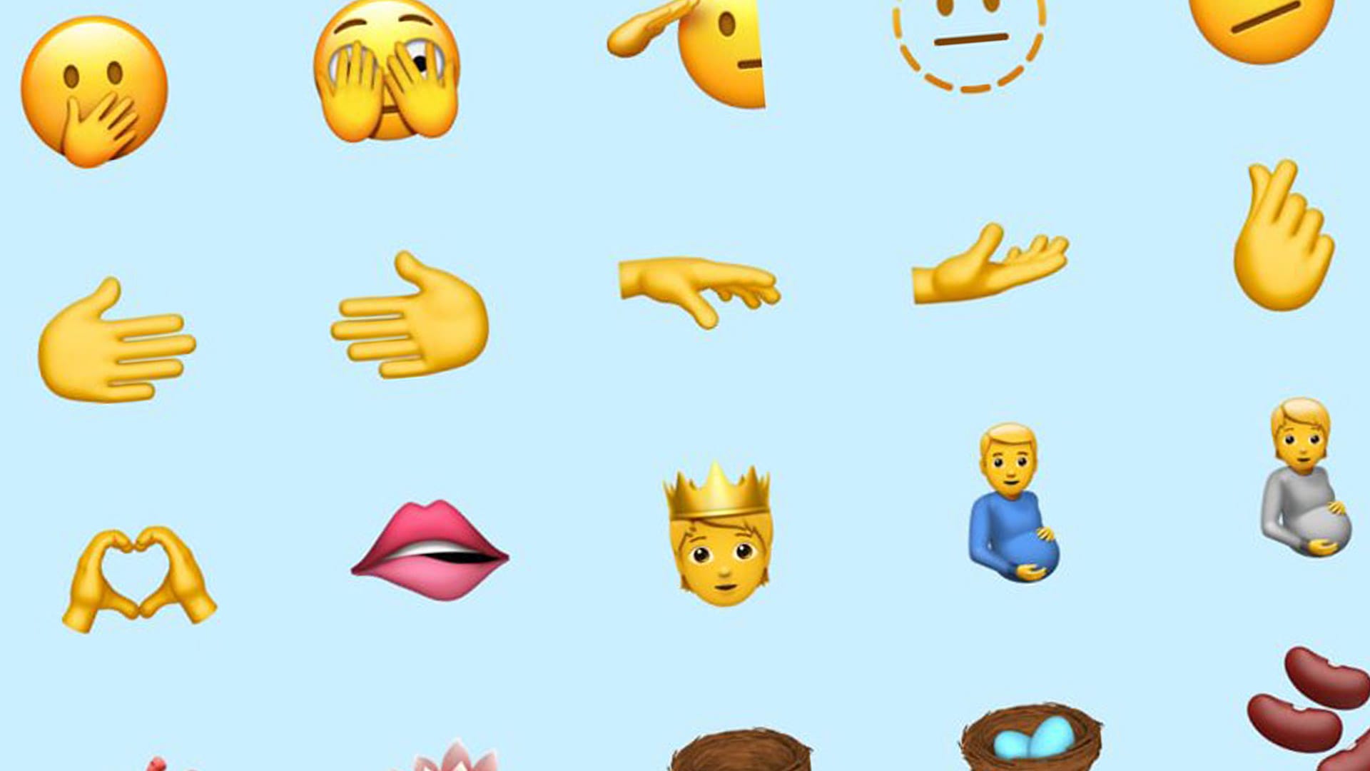 Beans, Pregnancy, and a Melting Face: These New Emoji Symbols Are Soon  Coming To Your iPhone - TheStreet, image size:1920x1080