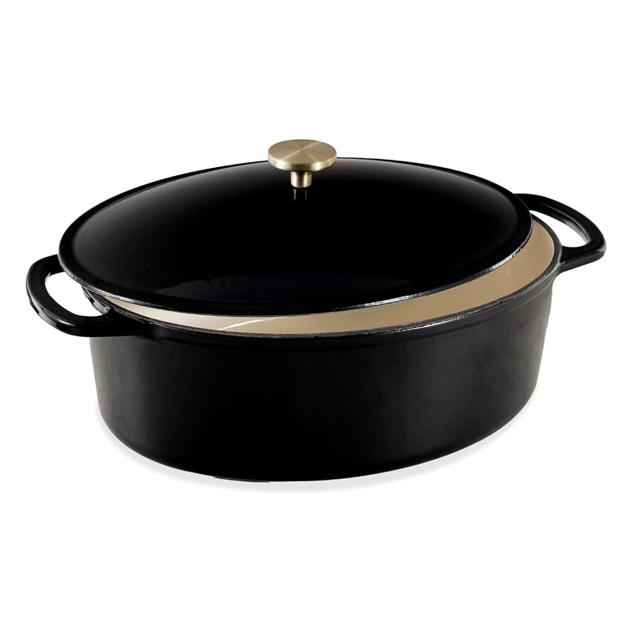 Best Choice Products Oval 7.5-Quart Enameled Dutch Oven