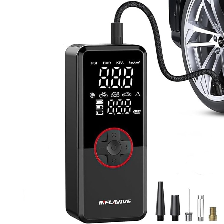 Amazon is selling a $60 portable tire inflator for $30 - TheStreet